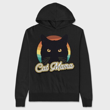 Cat Mama, Hanorac Oversize Barbati (Unisex)