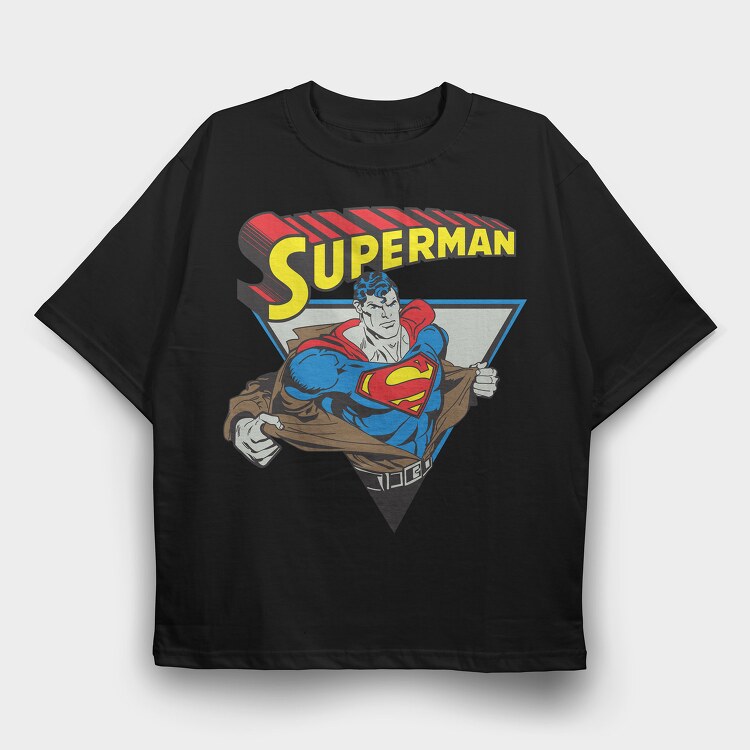 Superman 2, Tricou Oversize Barbati (Unisex)