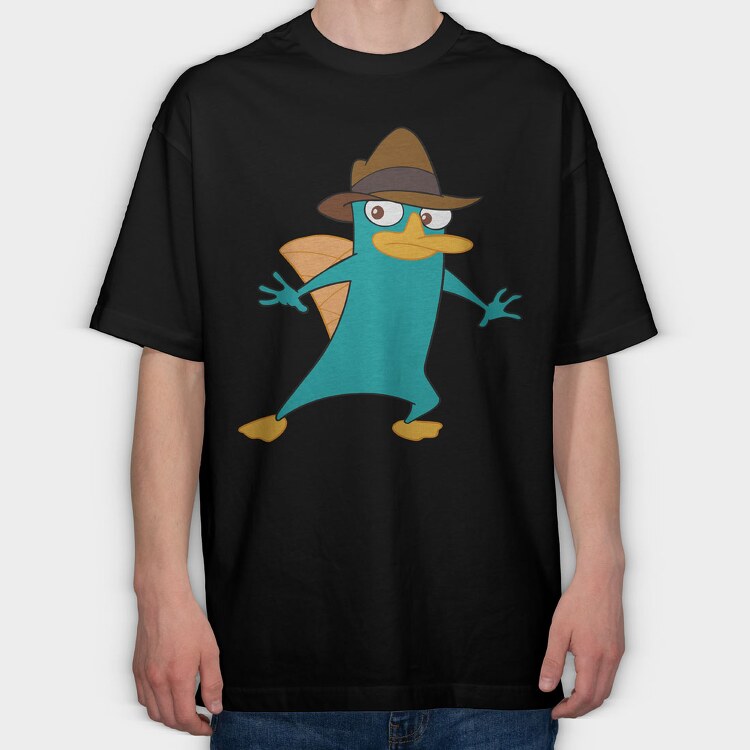 Phineas and Ferb 2, Tricou Oversize Barbati (Unisex)