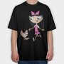 Phineas and Ferb 24, Tricou Oversize Barbati (Unisex)