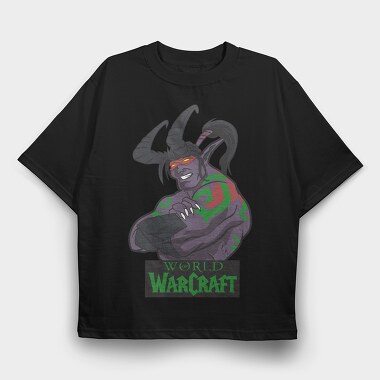 Warcraft 9, Tricou Oversize Barbati (Unisex)