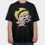 Cartoon Retro Billy and Mandy 1, Tricou Oversize Barbati (Unisex)