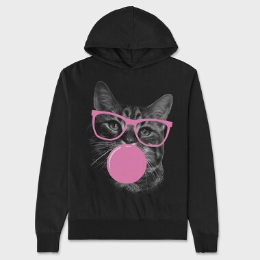 Sunglasses Cat Bubblegum Monochrome, Hanorac Oversize Barbati (Unisex)