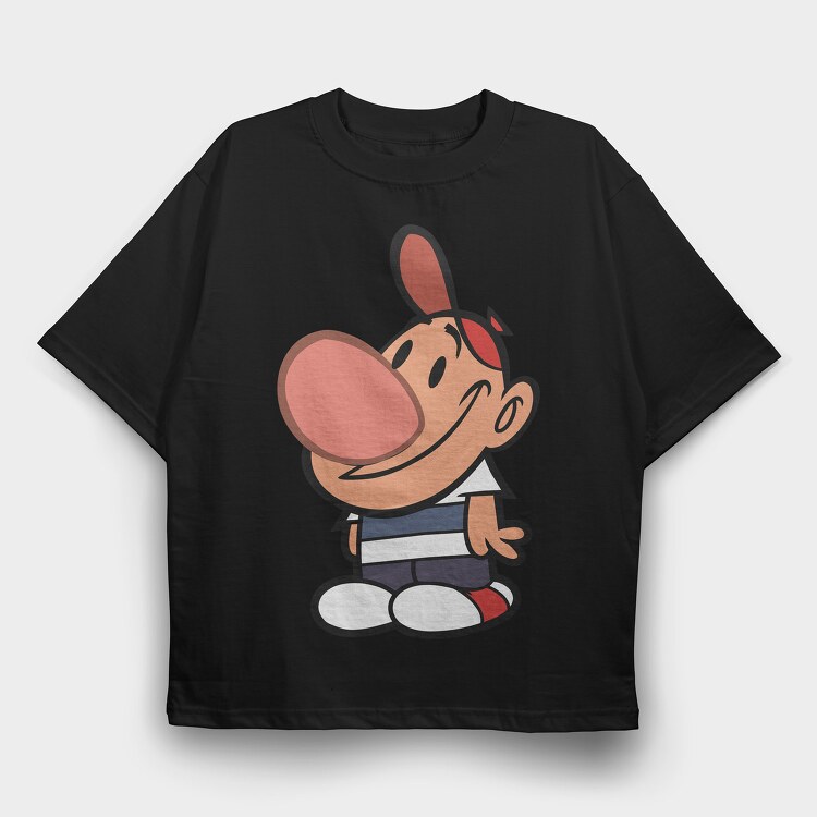 Cartoon Retro Billy and Mandy 2, Tricou Oversize Barbati (Unisex)