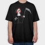 Cartoon Retro Billy and Mandy 4, Tricou Oversize Barbati (Unisex)