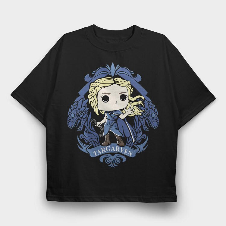 Targaryen, Tricou Oversize Barbati (Unisex)