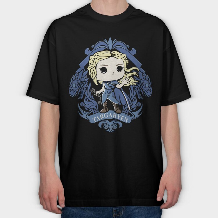 Targaryen, Tricou Oversize Barbati (Unisex)