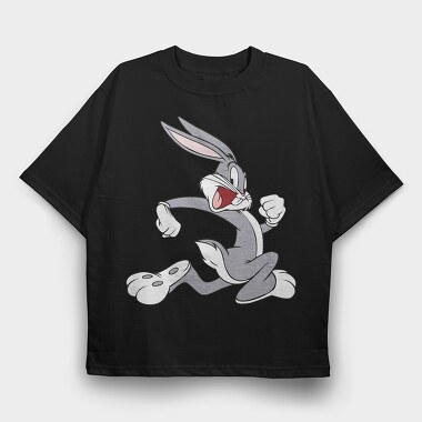 Cartoon Retro Bugs Bunny 1, Tricou Oversize Barbati (Unisex)