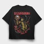 Scorpion Mortal Kombat, Tricou Oversize Barbati (Unisex)
