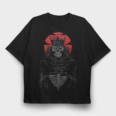 Dead King, Tricou Oversize Barbati (Unisex)