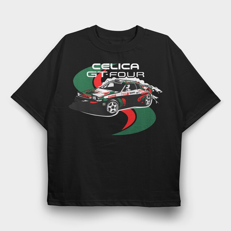 Celica GT-Four, Tricou Oversize Barbati (Unisex)