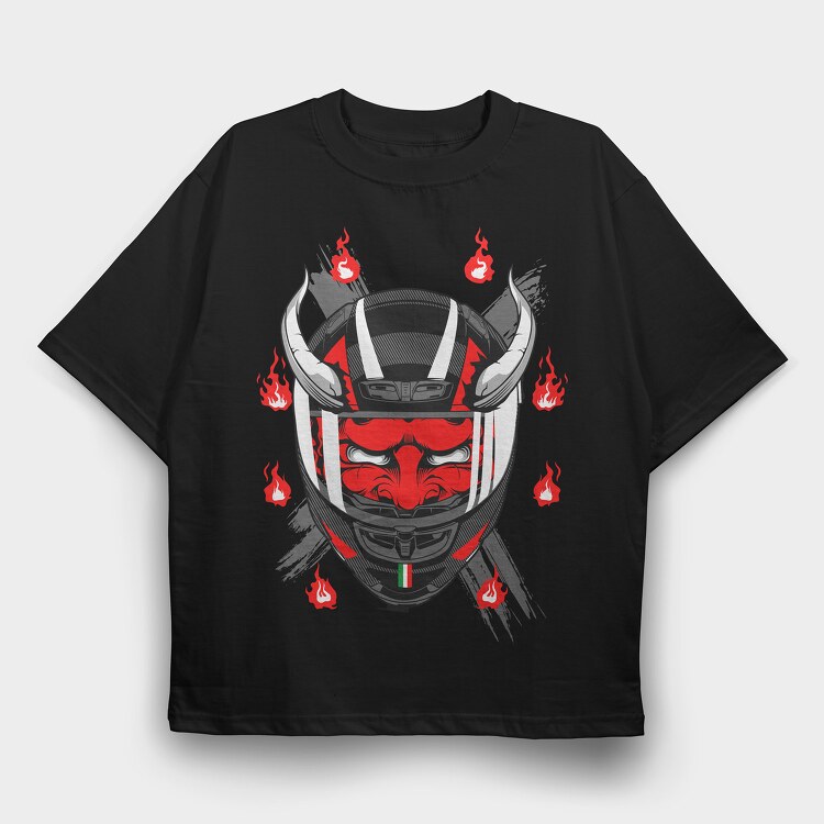 Oni Helmet, Tricou Oversize Barbati (Unisex)
