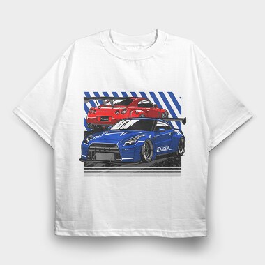 Pandem R35, Tricou Oversize Barbati (Unisex)