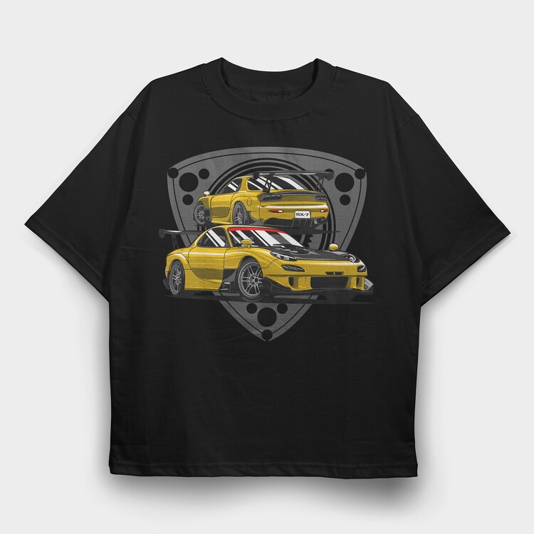 RX7 RE Amemiya, Tricou Oversize Barbati (Unisex)
