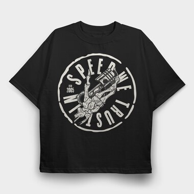 Skull Piston, Tricou Oversize Barbati (Unisex)