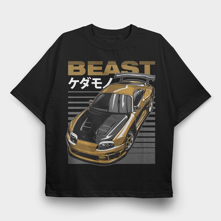 SUPRA BEAST, Tricou Oversize Barbati (Unisex)