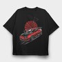 SUPRA JDM, Tricou Oversize Barbati (Unisex)
