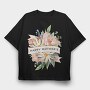 Watercolor Flowers Mother 1, Tricou Oversize Barbati (Unisex)