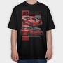 SUPRA PANEL, Tricou Oversize Barbati (Unisex)