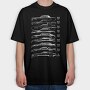 Mustang History Silhouette, Tricou Oversize Barbati (Unisex)