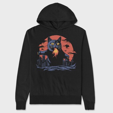 Cat Monster Parody, Hanorac Oversize Barbati (Unisex)