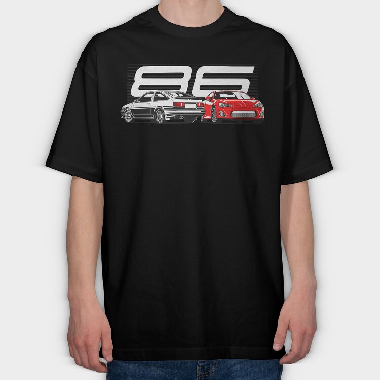 EIGHTY-SIX, Tricou Oversize Barbati (Unisex)