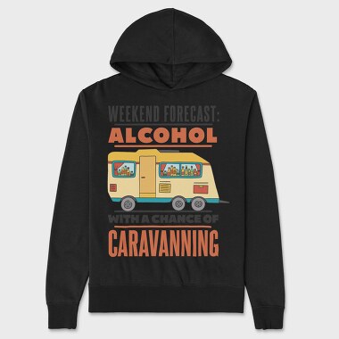 Alcohol and Camping, Hanorac Oversize Barbati (Unisex)