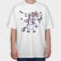 Unicorn Smoke, Tricou Oversize Barbati (Unisex)