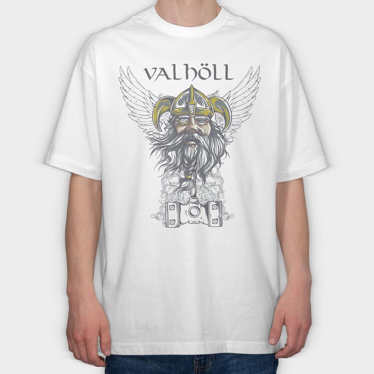 Valhol, Tricou Oversize Barbati (Unisex)