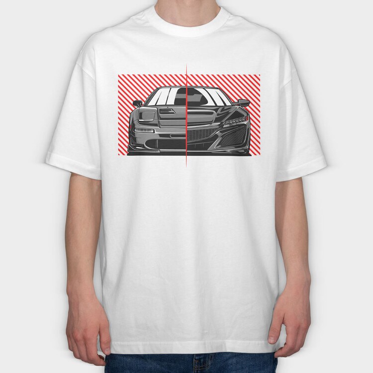 NSX FRONT, Tricou Oversize Barbati (Unisex)