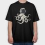 Saint Octapus, Tricou Oversize Barbati (Unisex)
