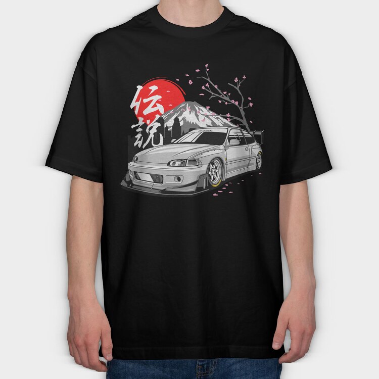 Pandem EG6, Tricou Oversize Barbati (Unisex)