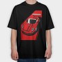Porsche Gt3 Rs, Tricou Oversize Barbati (Unisex)