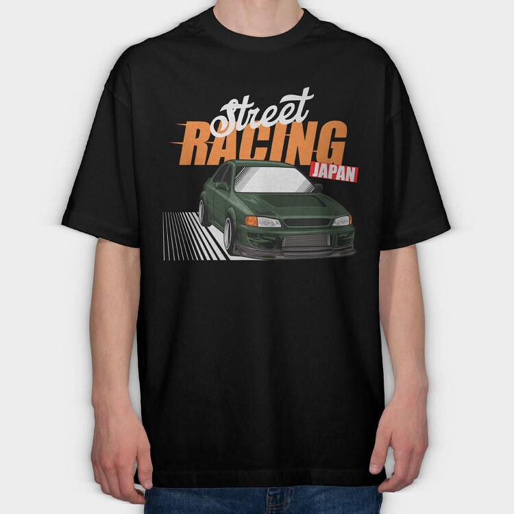 1997 Subaru WRX GC8, Tricou Oversize Barbati (Unisex)