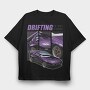 Drifting Is Not a Crime, Tricou Oversize Barbati (Unisex)