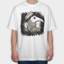 Dark Plague Doctor, Tricou Oversize Barbati (Unisex)