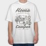 Retro Campers, Tricou Oversize Barbati (Unisex)
