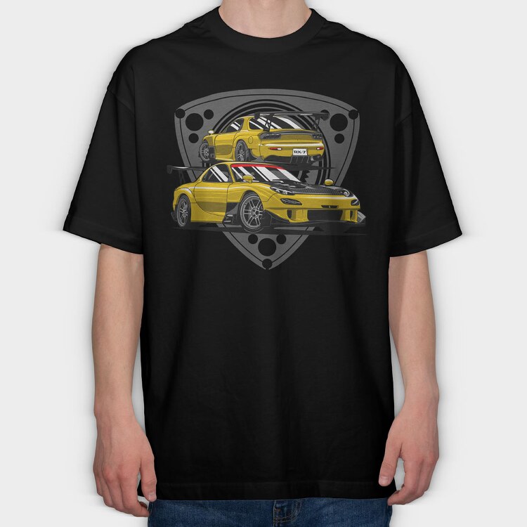 RX7 RE Amemiya, Tricou Oversize Barbati (Unisex)