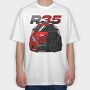 GTR R35 Liberty Walk Silhouette, Tricou Oversize Barbati (Unisex)