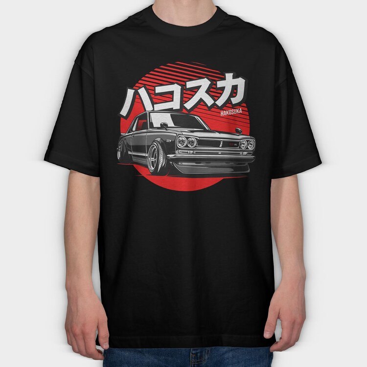 HAKOSUKA, Tricou Oversize Barbati (Unisex)