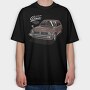 honda civic 1978, Tricou Oversize Barbati (Unisex)