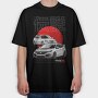 Honda Civic type R, Tricou Oversize Barbati (Unisex)