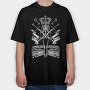 Skeleton King, Tricou Oversize Barbati (Unisex)