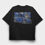 BLUE GTR, Tricou Oversize Barbati (Unisex)