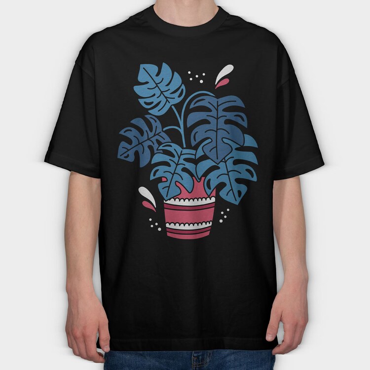 Nature Botanical, Tricou Oversize Barbati (Unisex)