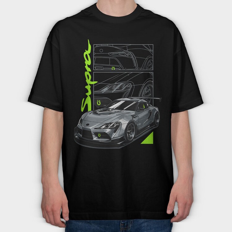 Supra GR, Tricou Oversize Barbati (Unisex)