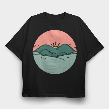 Nature Scenery 5, Tricou Oversize Barbati (Unisex)