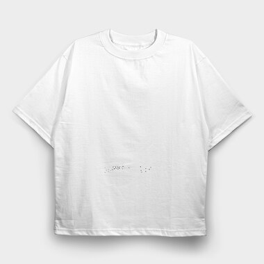Milky Way White, Tricou Oversize Barbati (Unisex)