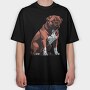 Bordeaux Mastiff, Tricou Oversize Barbati (Unisex)