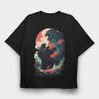 Godzilla Fight, Tricou Oversize Barbati (Unisex)